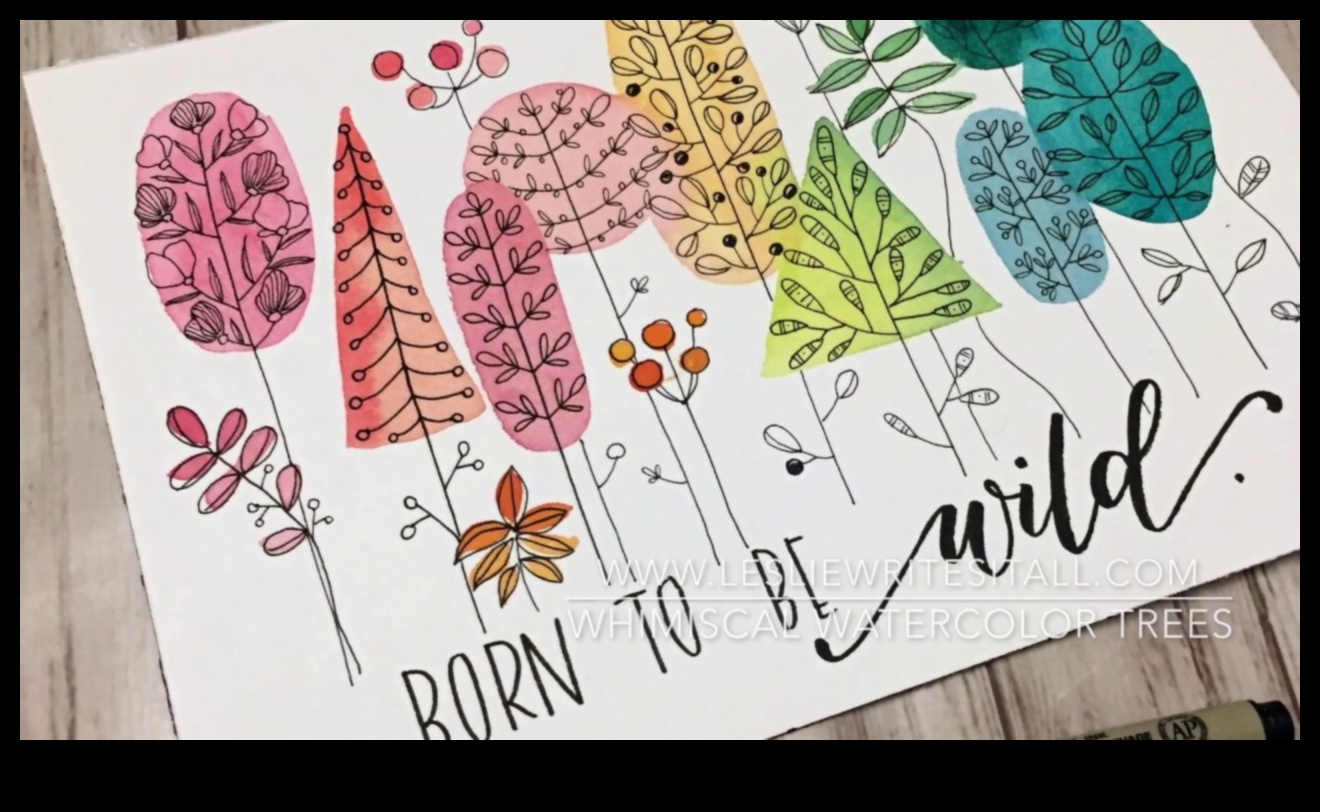 Akvareļu kaprīzs: iedziļinieties ar tinti krāsotu mākslas darbu spektru