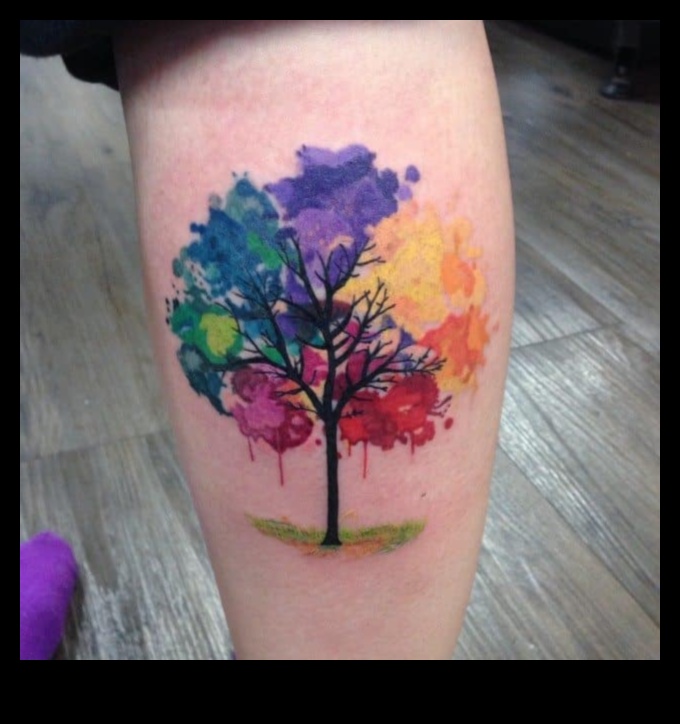 Iespēju palete: Akvareļu tetovējumi katram stilam