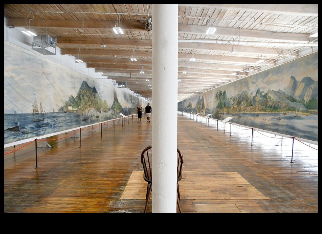 Apskates ritinājums: ikonisku skatu audekla atritināšana