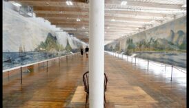 Apskates ritinājums: ikonisku skatu audekla atritināšana