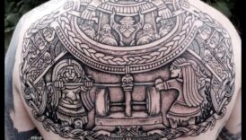 Episkie foni: Epic Back Tetovējumu stāstījumu varenības atklāšana